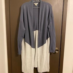 2X Knit Duster Sweater